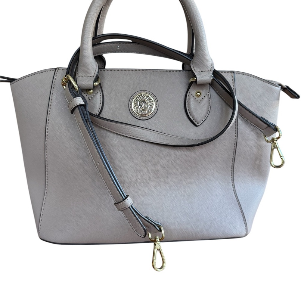 Anne Klein Satchel with Gold Hardware